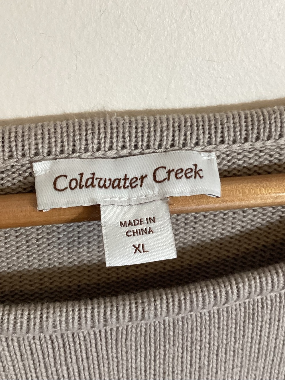 Coldwater Creek Knit Bunny Sweater Size XL - Picture 11 of 14